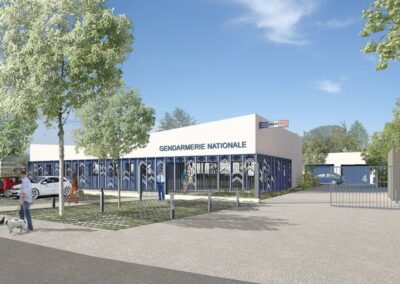 Construction de la nouvelle gendarmerie de Pont-Saint-Esprit