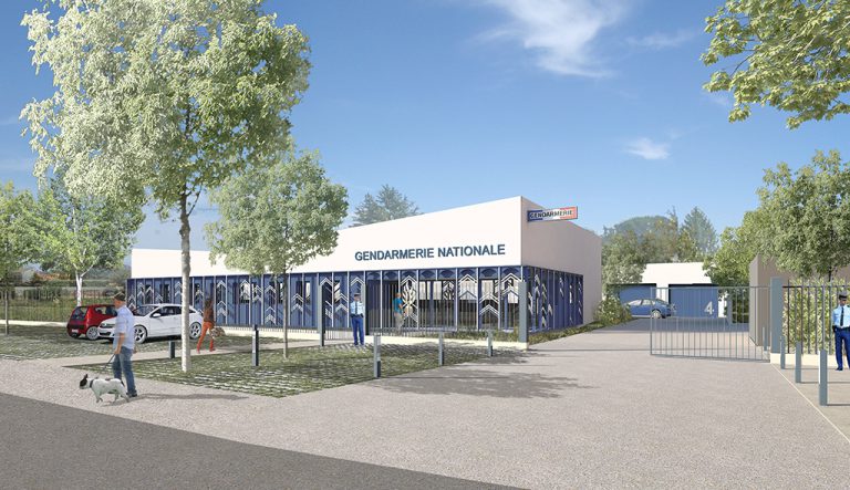 Construction de la nouvelle gendarmerie de Pont-Saint-Esprit