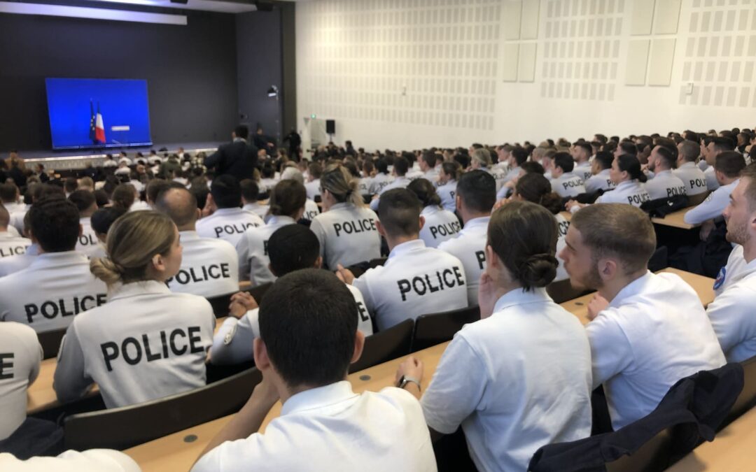 Réhabilitation à l’école de Police de Nîmes du cinéma en amphithéâtre